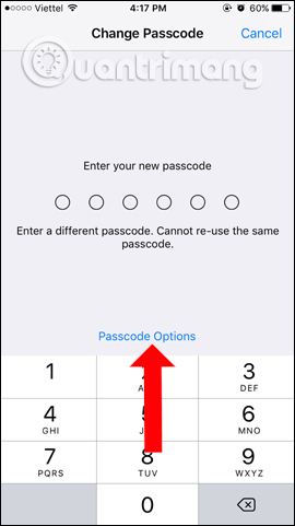 Tùy chỉnh mật khẩu