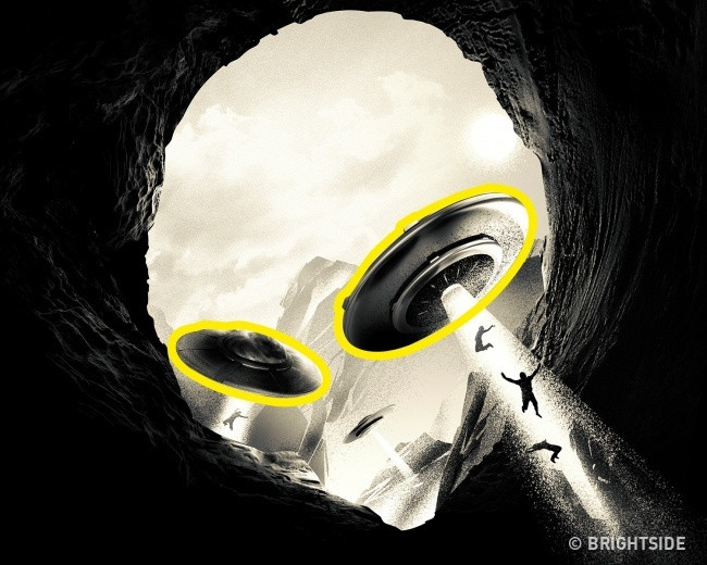 Bạn nhìn thấy đĩa bay.