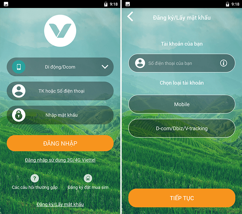 Truy cập vào My Viettel 