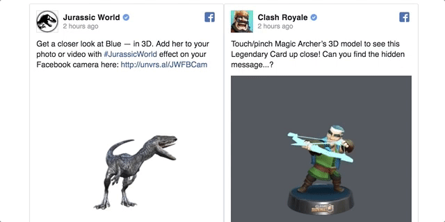 Người xem có thể xoay 360 độ xung quanh vật thể nhờ hình ảnh 3D