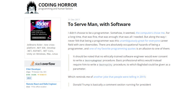 Coding Horror