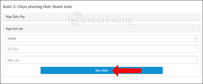 Phương thức thanh toán 