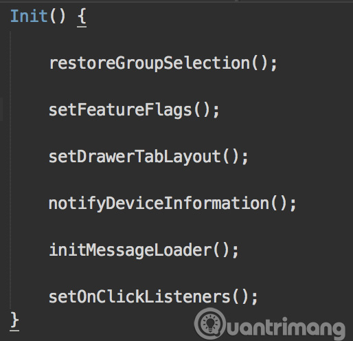 Sau khi thực hiện một vài thao tác refactoring