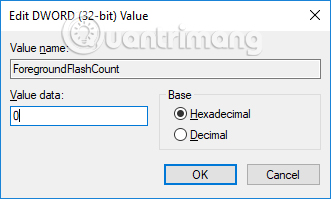 Tắt nhấp nháy chậm ứng dụng