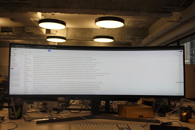 Giao diện khi mở dánh sách thư trong Gmail