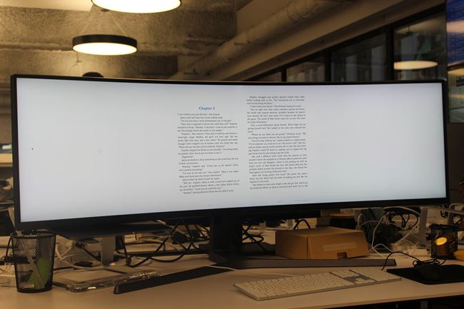 Nội dung một cuốn sách trong iBooks 