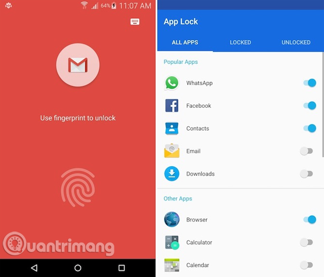 Ứng dụng App Lock