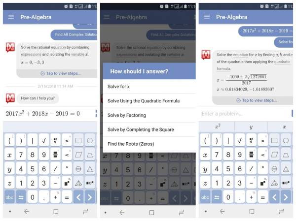 Mathway: ứng dụng làm toán trên smartphone 