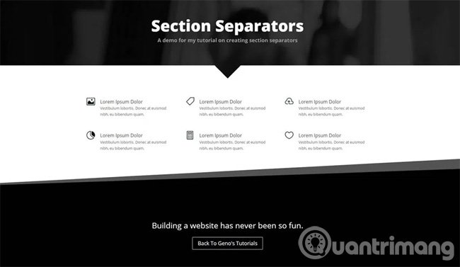 Section separators 