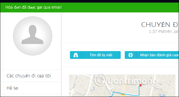 Hóa đơn chuyến đi 