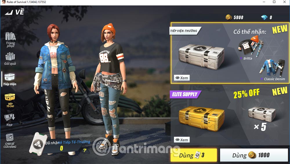 Thùng tiếp tế trong Rules Of Survival