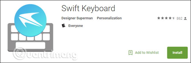 Swift Keyboard giả
