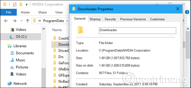 Xem dung lượng của file