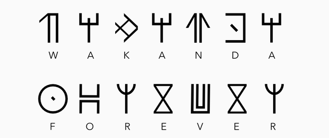 Font chữ Wakanda Forever