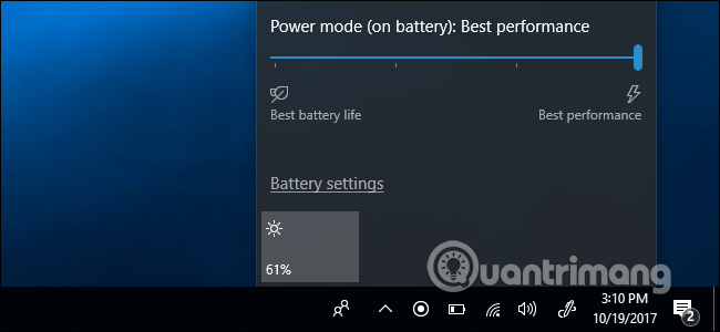 Bật chế độ Best Performance