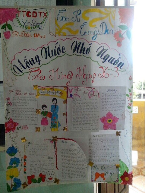 Những mẫu báo tường 26-3 đẹp nhất 22