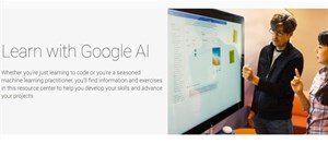 Học trực tuyến hoàn toàn miễn phí về AI và Machine learning trên trang web của Google