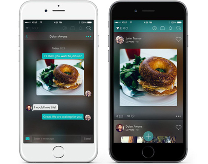 Vero có cơ chế hoạt động khá giống với Instagram