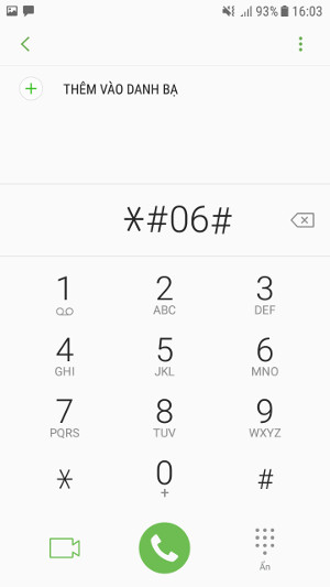 Bấm theo cú pháp 