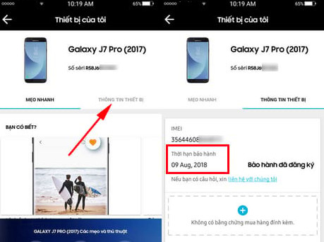Như vậy bạn đã có thông tin bảo hành 