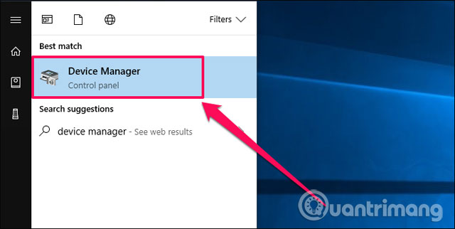 Mở Device Manager