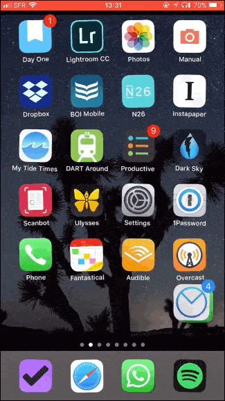  Bây giờ bạn kéo nhóm các ứng dụng này đến nơi mình muốn.