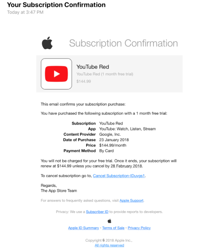 Email giả mạo đánh lừa người dùng
