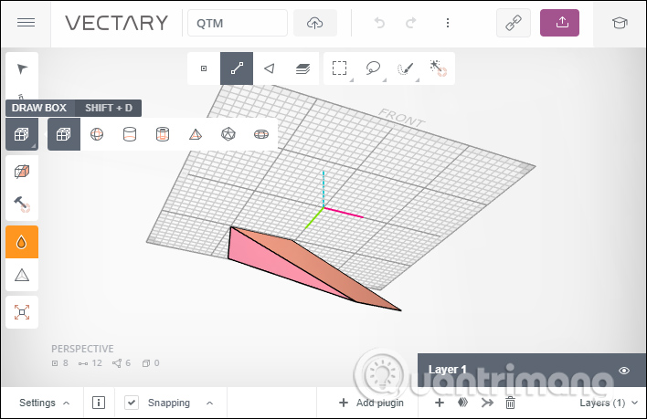 Vectary tạo ảnh 3D online 