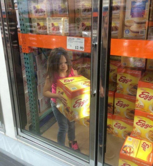 "Tôi thấy Eggos, tôi lấy Eggos."