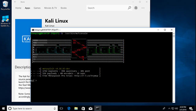 Sử dụng Metasploit trong môi trường WSL 