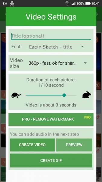 Video Settings