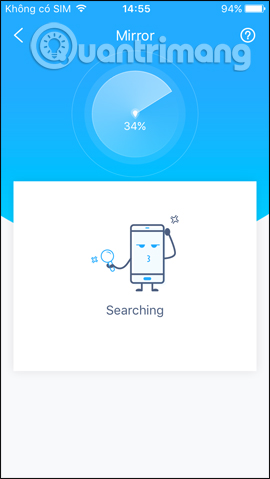 Tìm thiết bị cùng kết nối