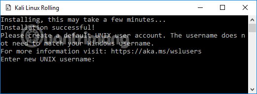 Thông báo cài đặt Kali Linux hoàn tất