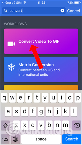 Convert video to Gif 