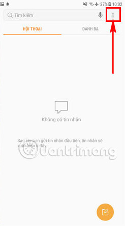 Chọn biểu tượng 3 chấm.