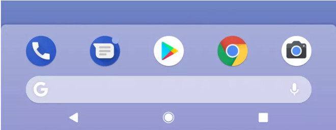 Phần dock được làm nổi bật hơn