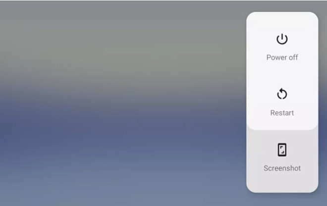 Chụp ảnh màn hình khi giữ phím nguồn