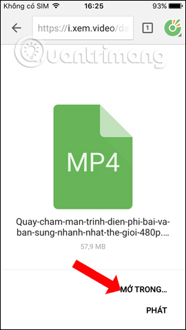 Chia sẻ video tải xuống