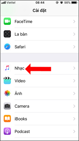 Quản lý Nhạc trên iPhone