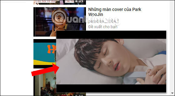 Giao diện thu nhỏ video Youtube 