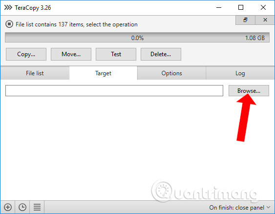 Tăng tốc quá trình copy file