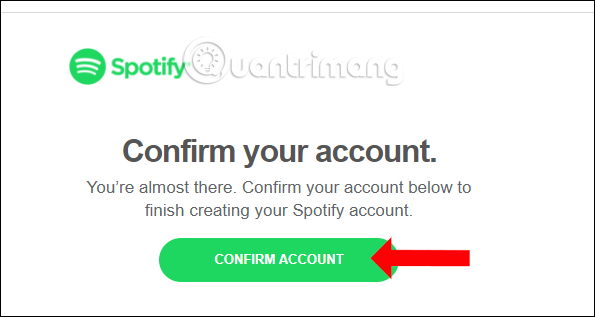 Xác minh tài khoản Spotify