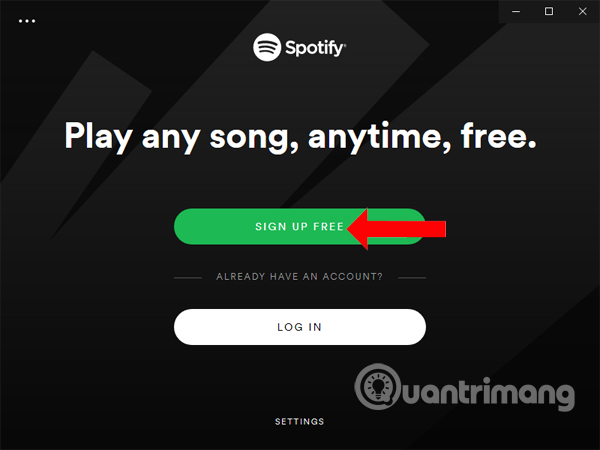 Đăng ký tài khoản Spotify free 