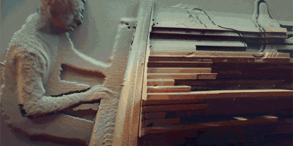 Mọi cảnh quay được thực hiện bởi camera Kinect đều được chuyển hóa thành hình ảnh 3D