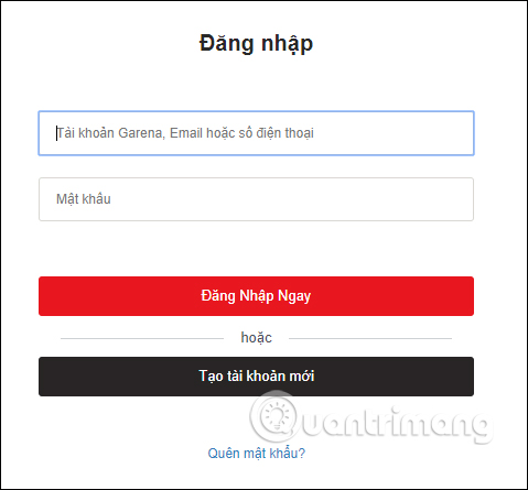 Thông báo nhận key