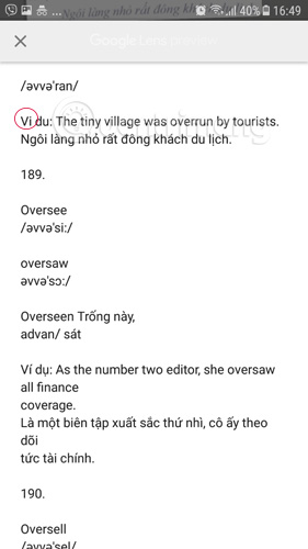 Kết quả chuyển đổi ảnh chụp trang sách