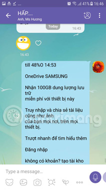 Gửi tin nhắn bằng chữ vừa trích xuất