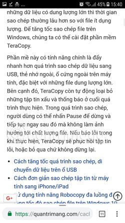 Ảnh chụp màn hình điện thoại