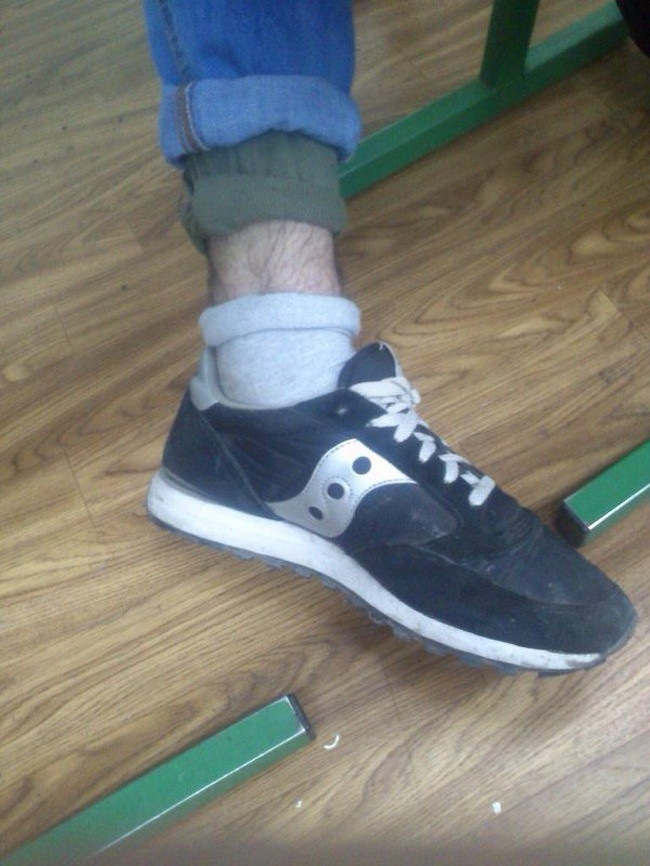 Đây là cách con trai chống rét vào mùa đông.