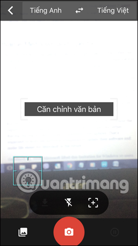 Chụp ảnh cần dịch